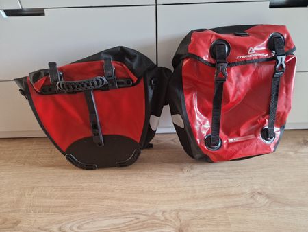 Crosswave Fahrradtaschen, wasserdicht, rot