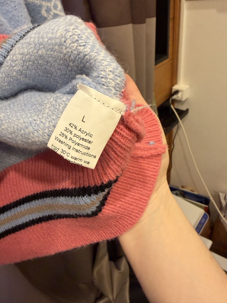 Pullover & Sweatshirts: Winter Pullover, Grösse L, hellblau/rosa, Neu – Neu (gemäss Beschreibung) aus Walde AG von Hanutta 2
