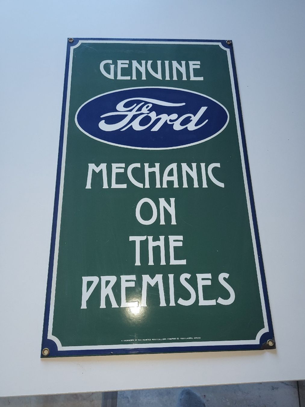 Ford Schilder: Emailschild Ford – Gebraucht aus Obermumpf von Dustie