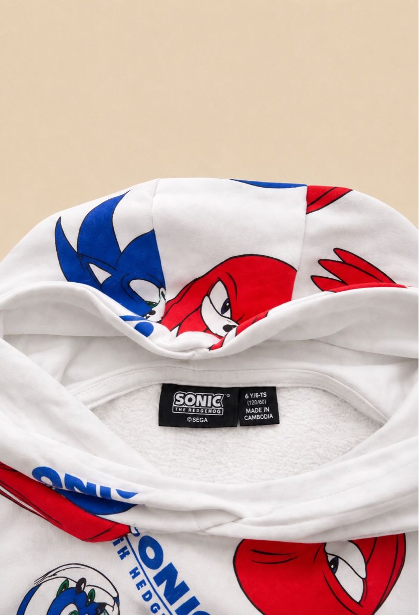 Maglioni & Felpe: SWEAT À CAPUCHE SONIC ENFANT – Nuovo (secondo la descrizione) da Lausanne venduto da mar_6snp 2