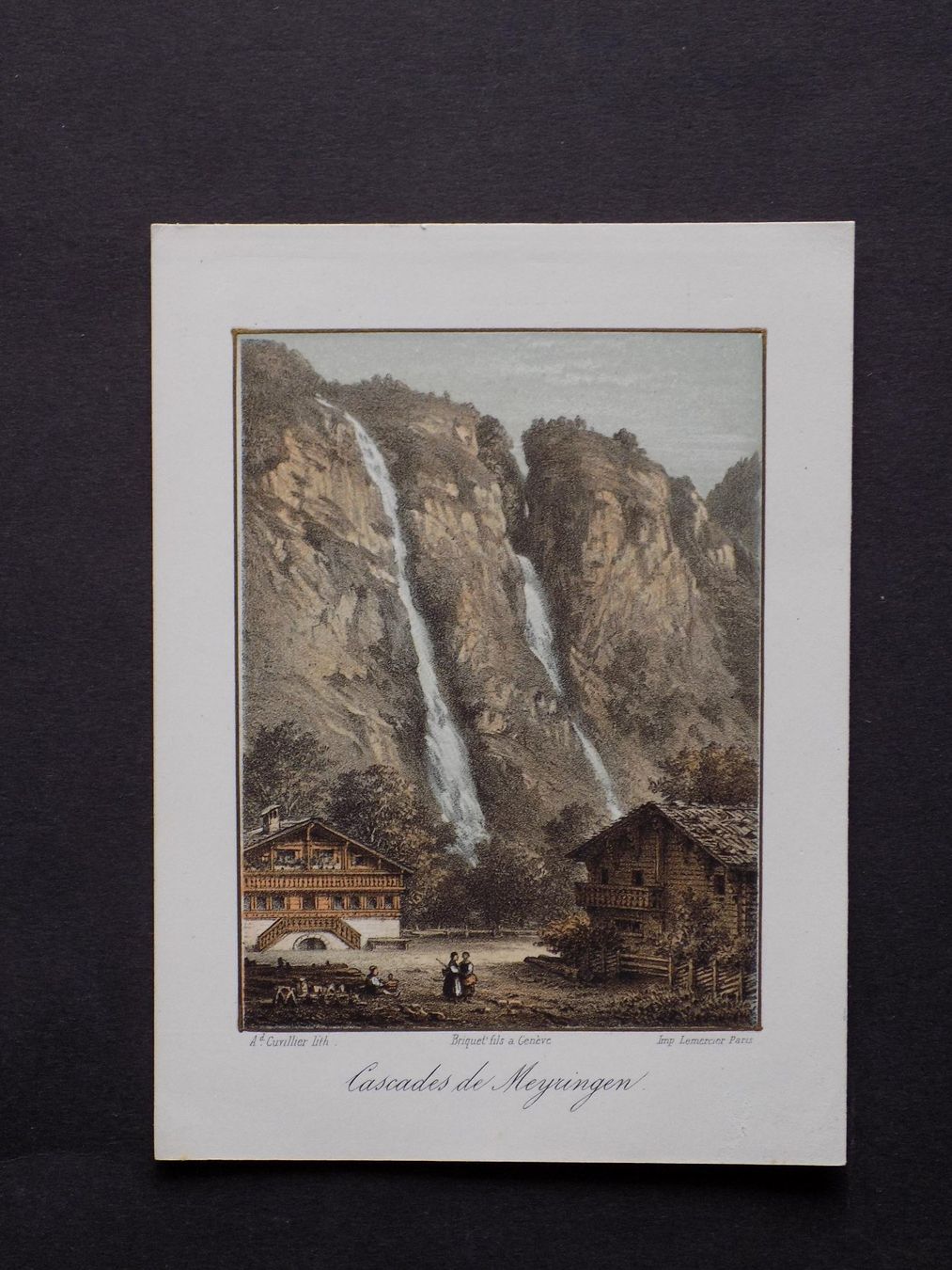 Incisioni: Cascades de Meiringen – Usato da Risch venduto da Rischli15
