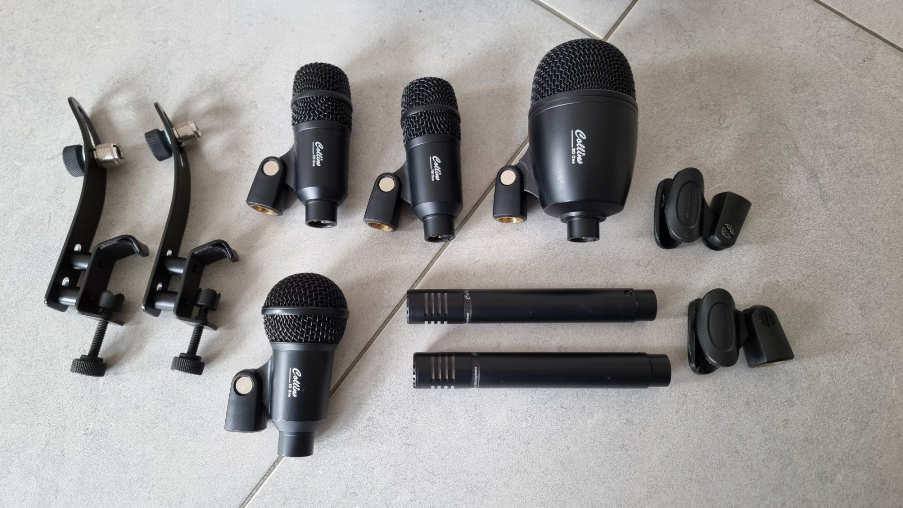 Microphones: Mikrofon-Set "Collins" für Schlagzeug – D'occasion à Bischofszell par Gitit