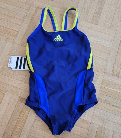 neues, sportliches Badekleid von Adidas - Gr. 110/116