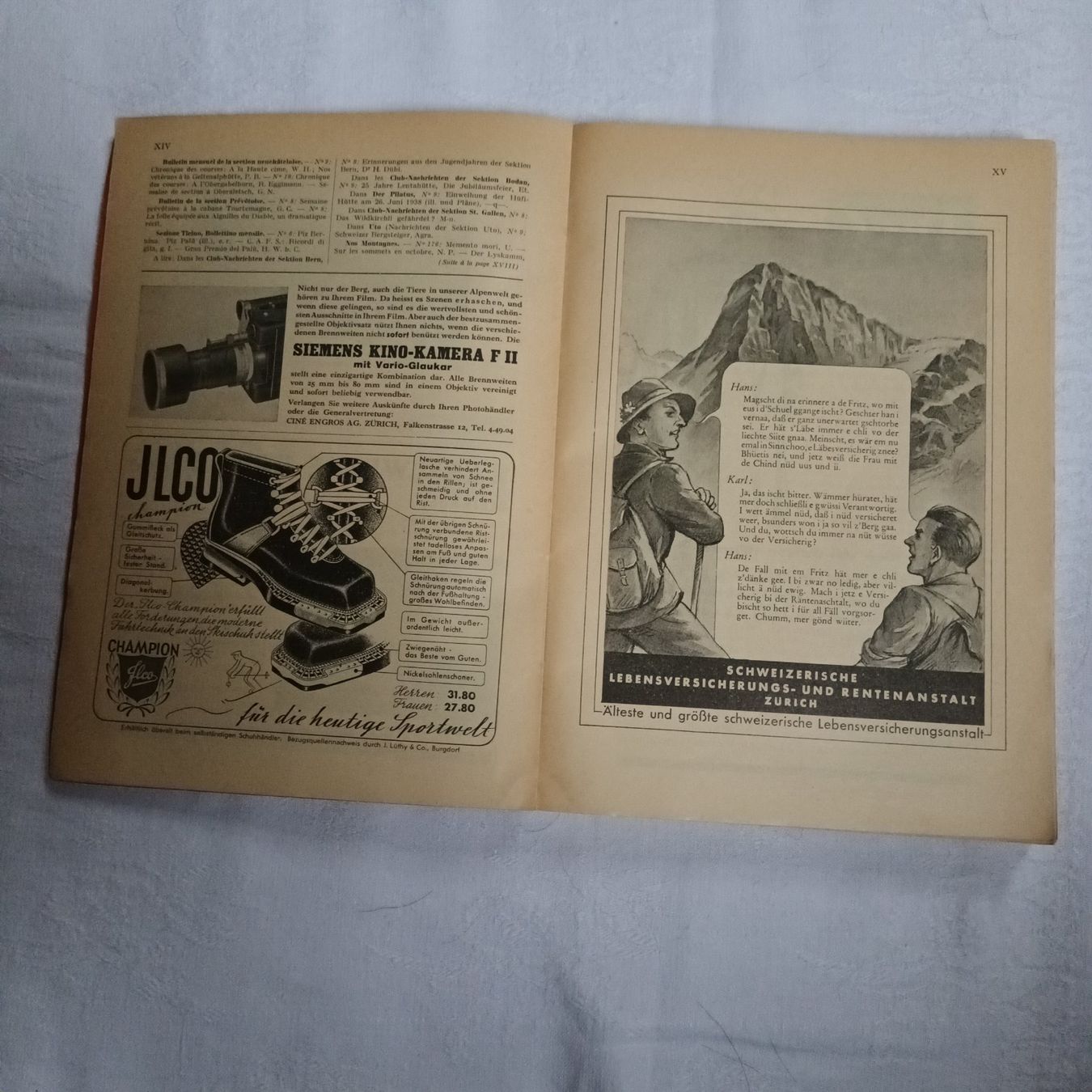 Bücher: Die Alpen / Les Alps / Le Alpi / Ils Alps  1938 – Gebraucht aus Bäretswil von ricoric 7