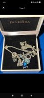 Pandora Halskette mit Anhängern, Charms Silber 