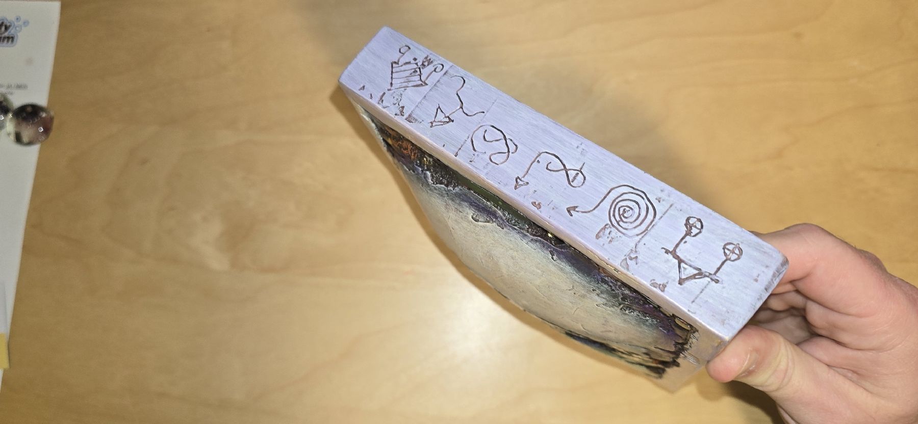 Gemälde: Glæde - Fryd - Jubel - Ekstase von Morgens Leanderd – Neu (gemäss Beschreibung) aus Romanshorn von Elektriker-shop 2