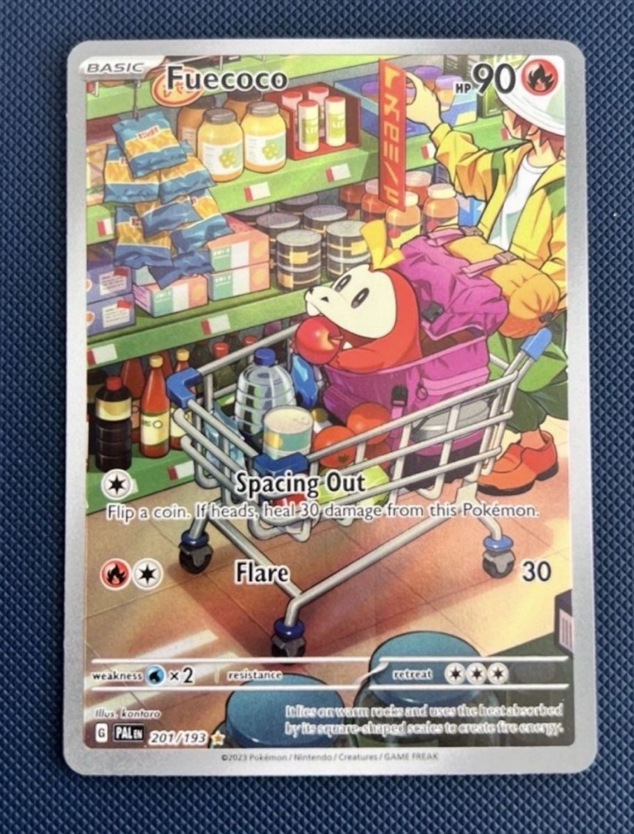 Pokémon TCG Fuecoco Paldea Evolved Illus Rare Holo 201/1993 (Gebraucht ...