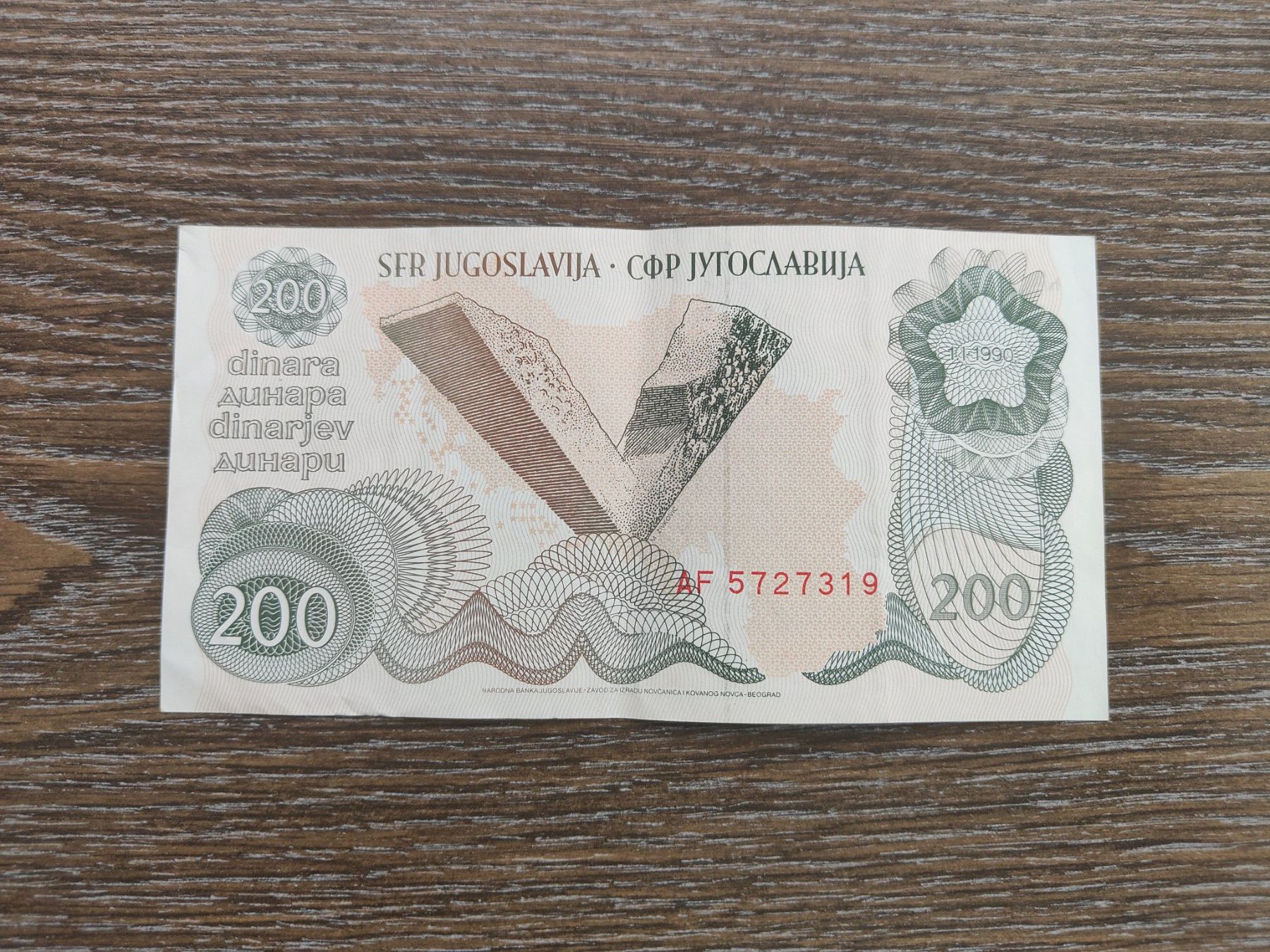 Banconote: Jugoslawien 200 Dinara 1990 !!!!! – Usato da Flaach venduto da Lonzo99