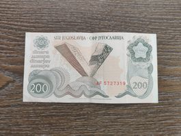 Jugoslawien 200 Dinara 1990 !!!!!