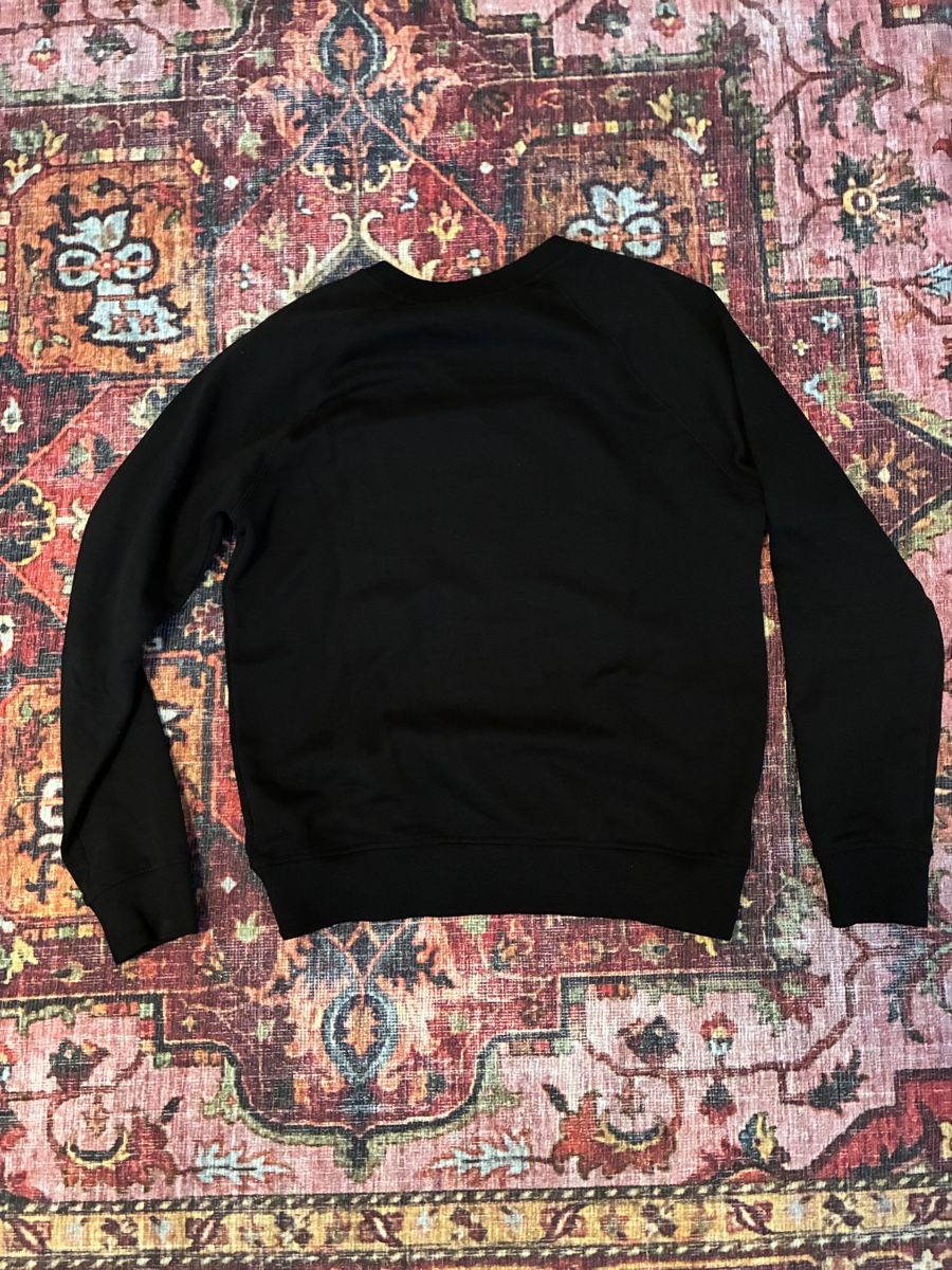 Balmain Maglioni & Felpe: Balmain Flocked Coin Crest Logo Sweatshirt Pulli Black – Usato da Münchenstein venduto da B771 7