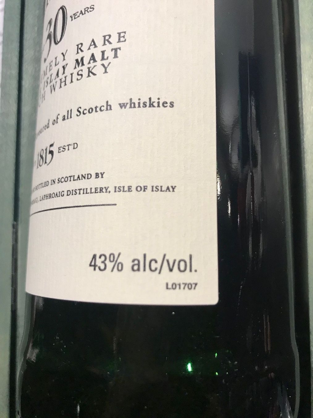 Laphroaig Spirituosen: LAPHROAIG 30 Years 43% vol. – Neu und originalverpackt aus Utzigen von Lavendel1975 5
