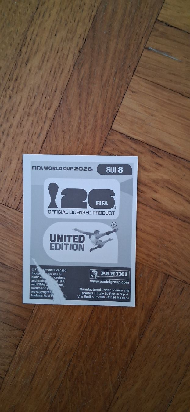 Panini Sammelbilder & Trading cards: WM- Panini 2026 Sticker Silvan Widmer – Gebraucht aus Zürich von Pryter 1