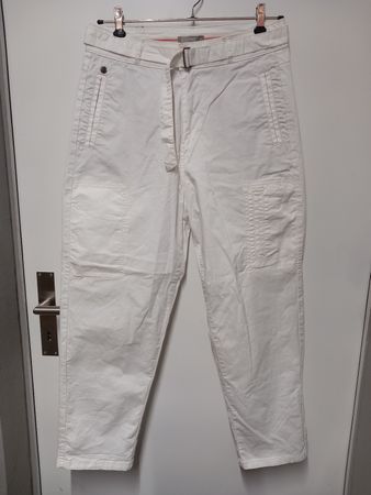 NILE Chino Hose, weiss, Gr. M, Sommer