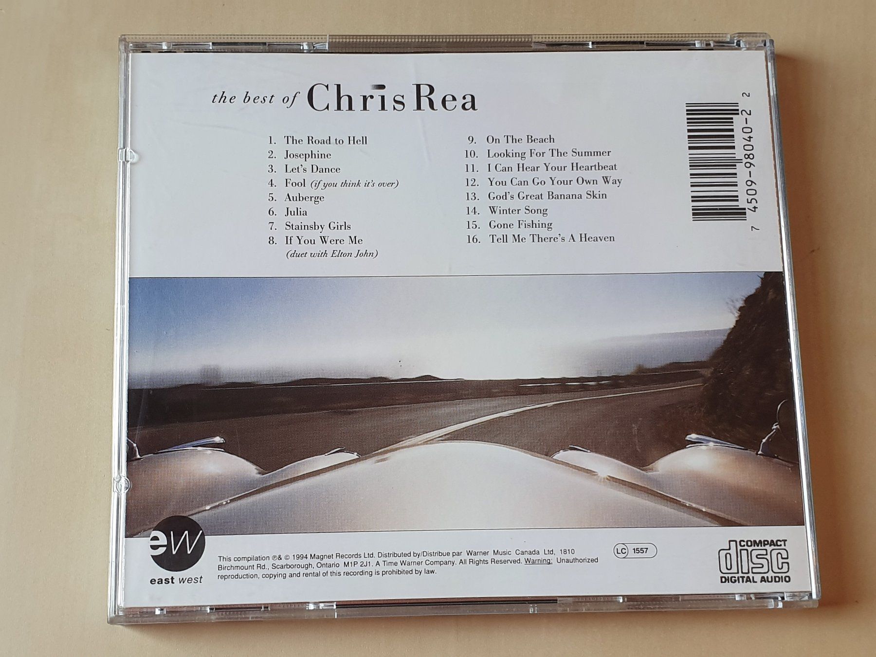 CD: The Best of Chris Rea – Usato da Stansstad venduto da collectorsshop 1