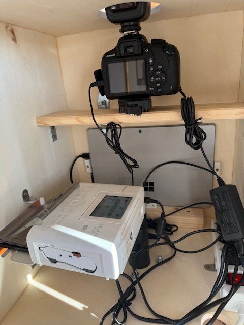 Canon Fotocamera: Professionelle Fotobox mit Drucker – Usato da Hausen am Albis venduto da loewen-hausen 2