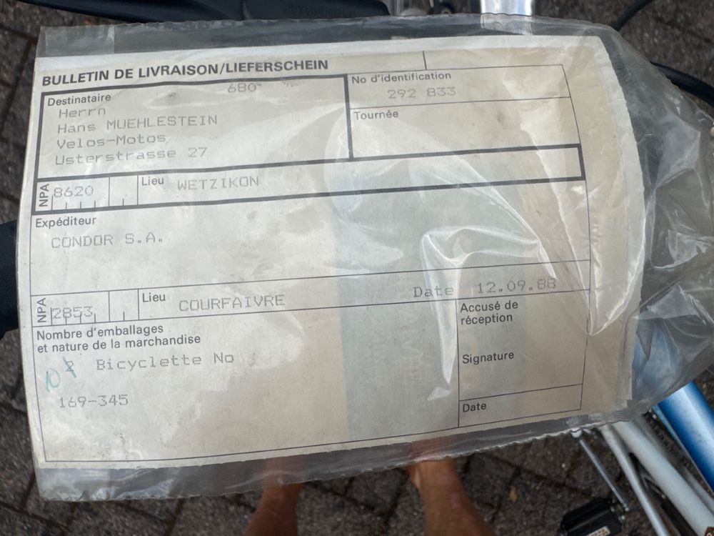 Condor Biciclette: Kindervelo neu ungebraucht  von 1988 Condor Knaben – Nuovo (secondo la descrizione) da Fehraltorf venduto da habibi2008 6