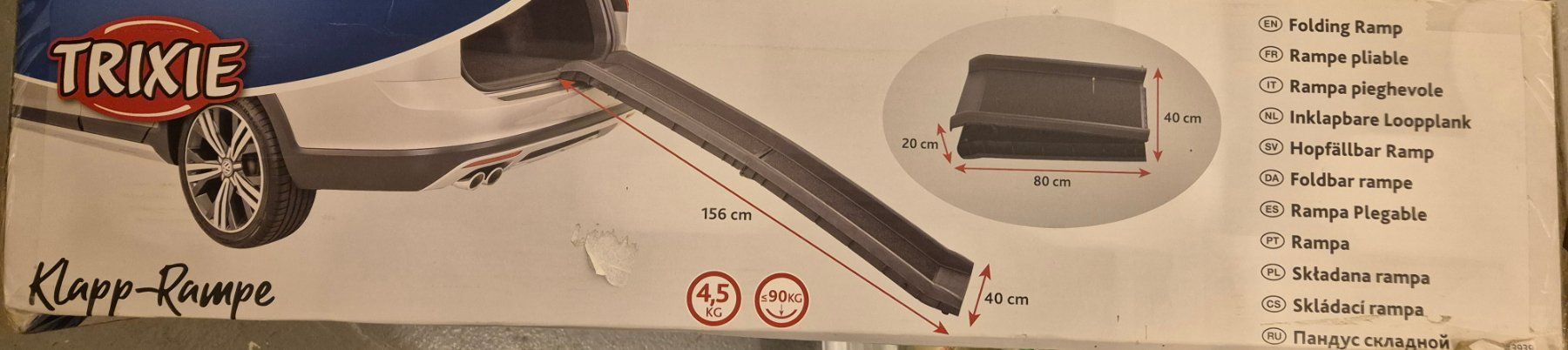 Trixie Gabbie, trasporto & Sicurezza: Trixie Hunderampe klappbar – Nuovo (secondo la descrizione) da Immensee venduto da pherde