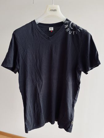 T-shirt CERRUTI 1881 noir col V, taille S