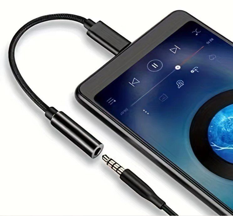 Unità & Adattatore: Adapter USB C  zu 3.5mm Buchse schwarz – Nuovo e nell'imballaggio originale da St. Margarethen TG venduto da Smiley-Face