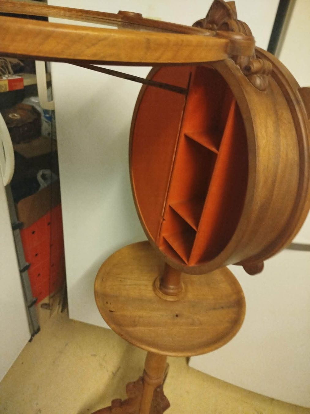Specchi: Support de rasage ou miroir de maquillage réglable – Usato da La Chaux-de-Fonds venduto da Emmaus2300CDF 2