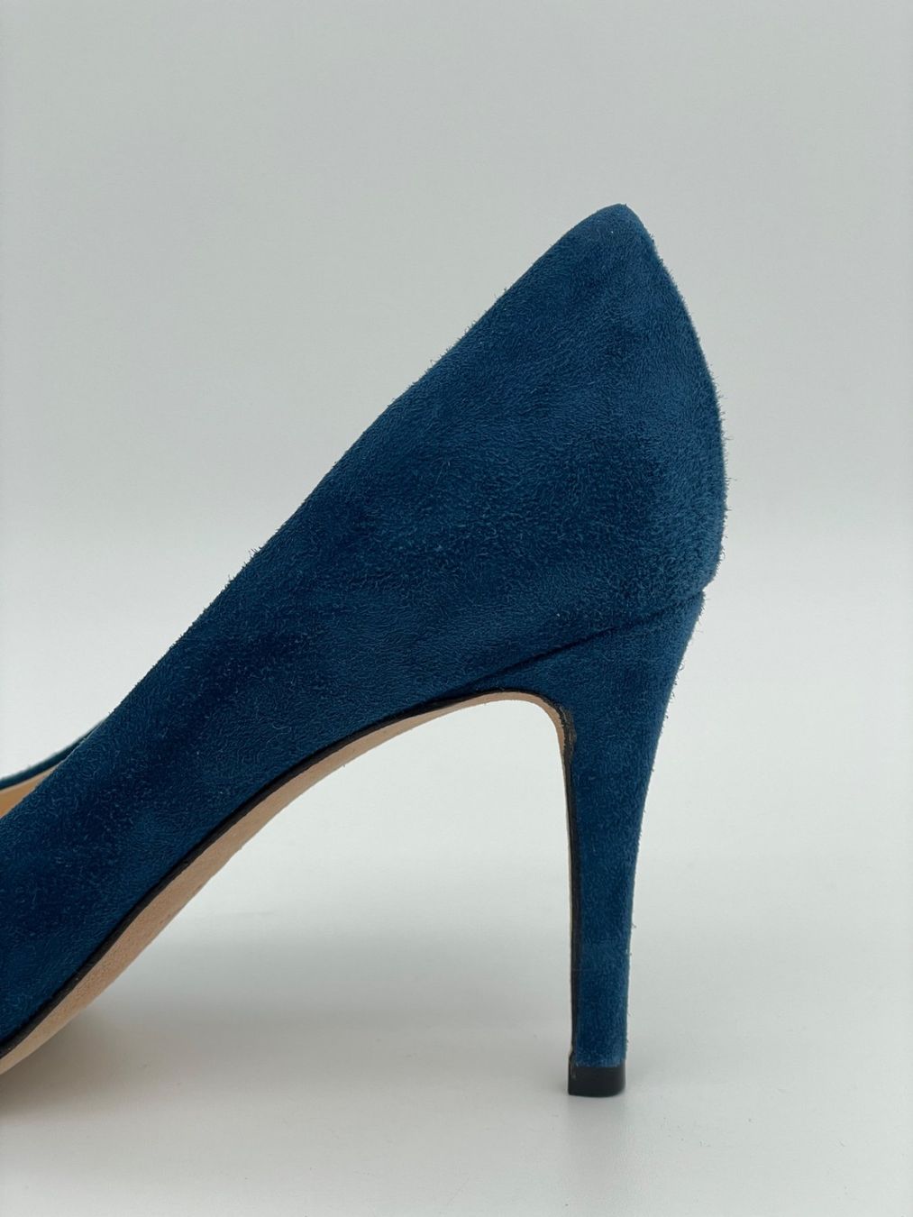 Zanotti Scarpe da donna: Giuseppe Zanotti Suede Round Toe Pump EU 37 Blau – Usato da Zürich venduto da shoe_shop 4