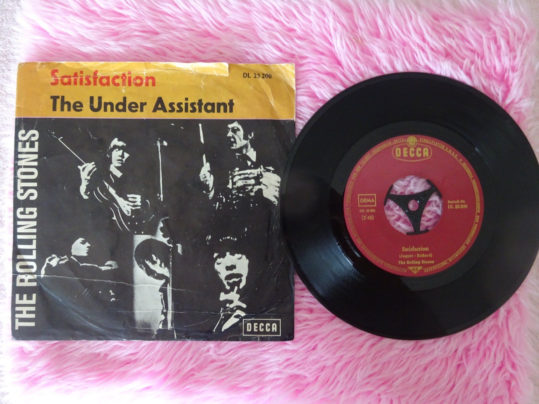 Schallplatten: THE ROLLING STONES** SATISFACTION – Gebraucht aus Luzern von xrayspex99