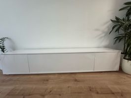 TV-Möbel Weiss 240 cm 