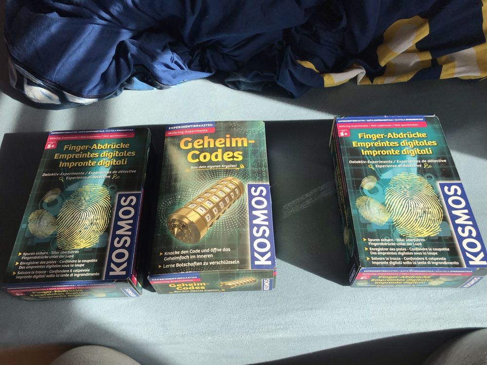 Kosmos 2 Fingerabdruck Set+ 1 Geheimcode Set | Kaufen auf Ricardo
