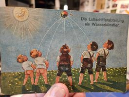 Ansichtskarte Militär. Humor Feldpost - spezielle Adresse !!