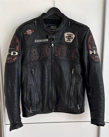 Harley Davidson Motorrad Lederjacke Herren Gr. L