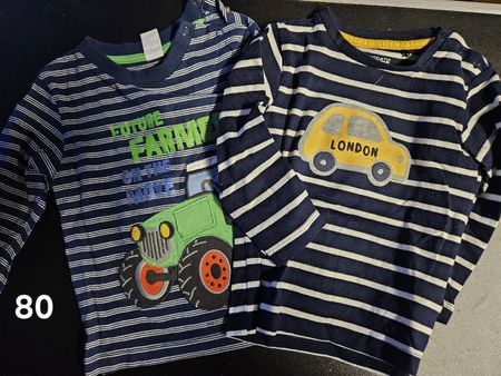 2 Langarmshirts Grösse 80 