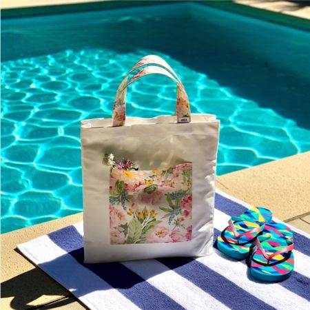 Stofftasche - Tote bag Floral - Handgemachte - Neu!