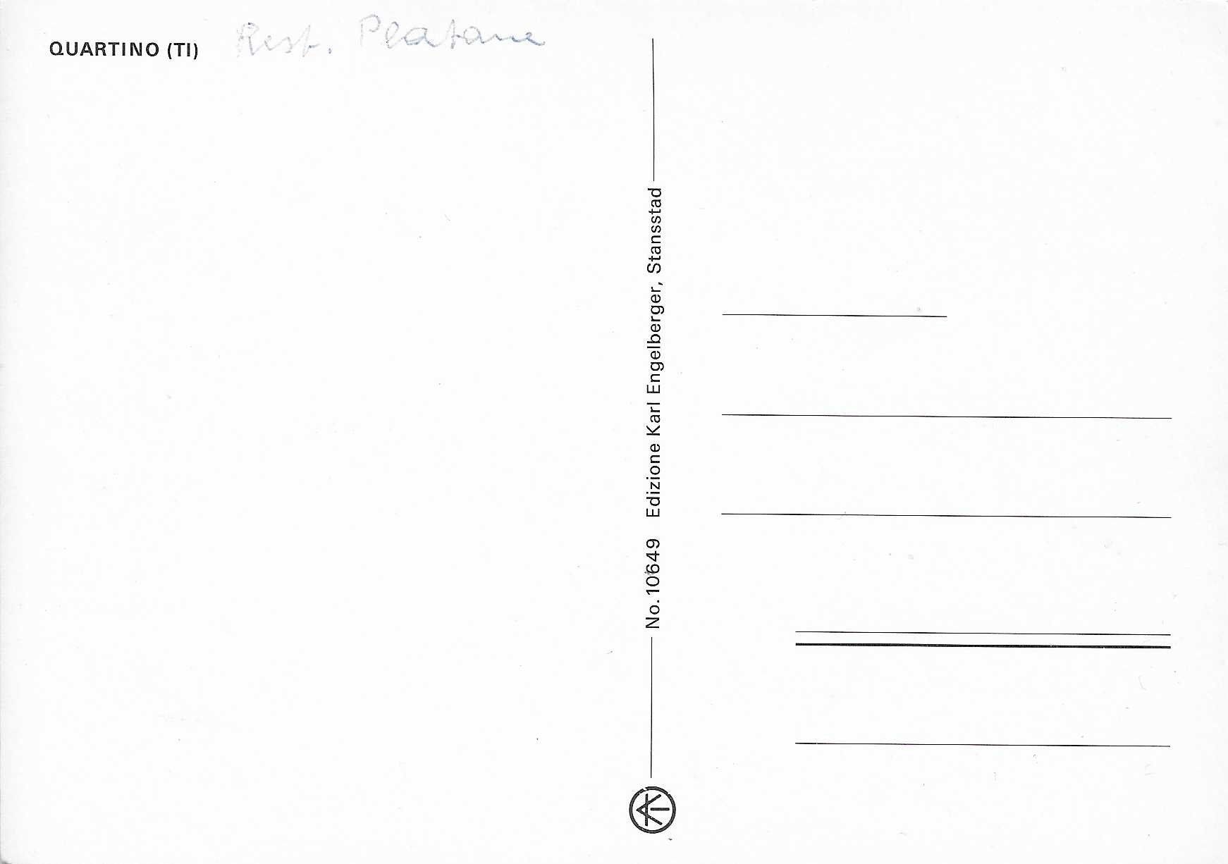 Cartoline postali: Quartino TI – Nuovo (secondo la descrizione) da Rothrist venduto da Stranglehold 1