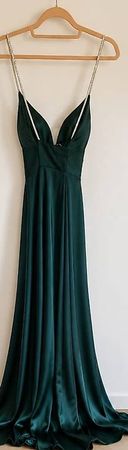 elegantes Abendkleid in Smaragdgrün ( M Brust umfang 90)
