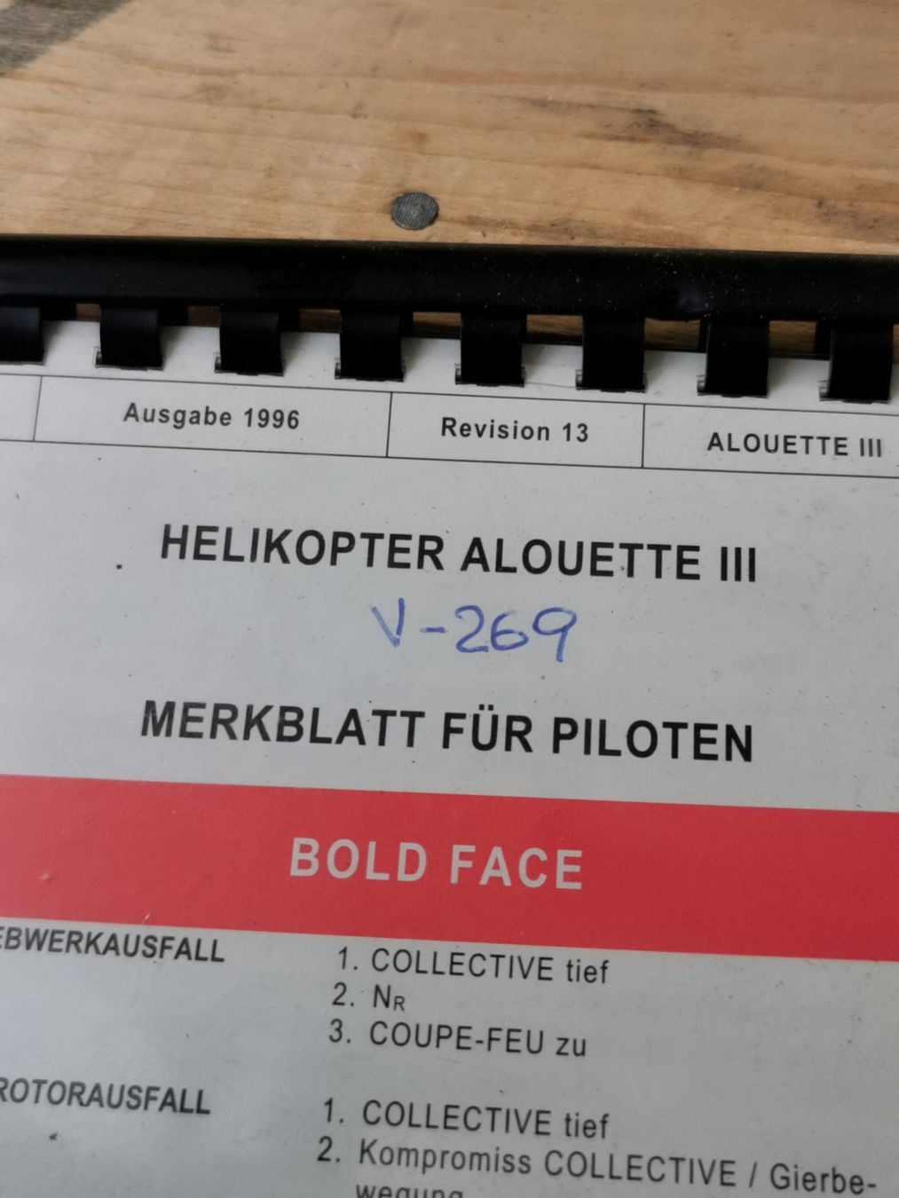 Misurare: Merkblatt Helikopter Alouette III – Usato da Neuenkirch venduto da bf-109 2