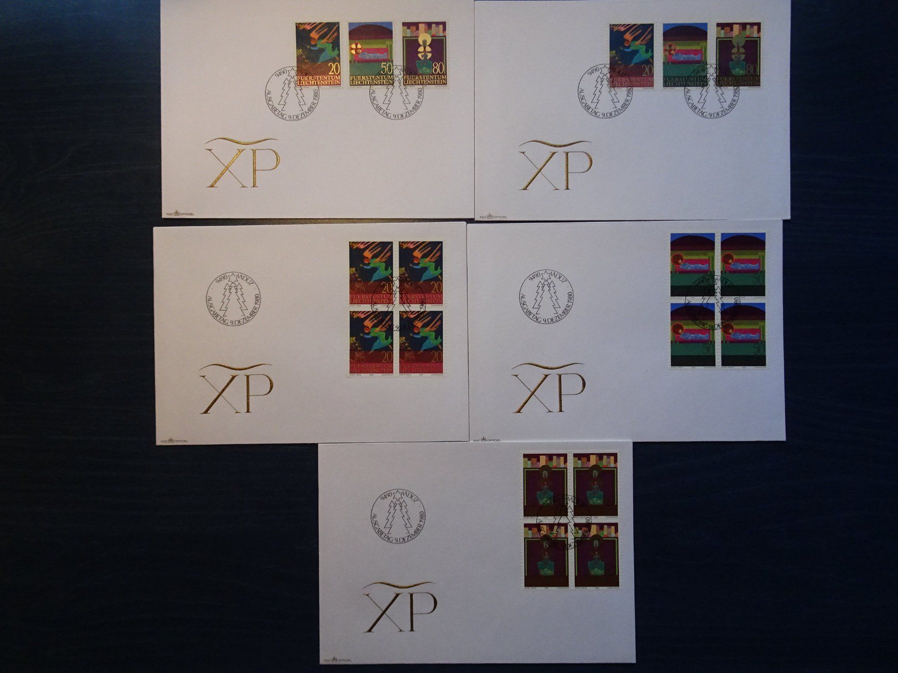 Tous les timbres: FDC 1980 – Neuf (Voir description) à Aadorf par Chnorli-Furz