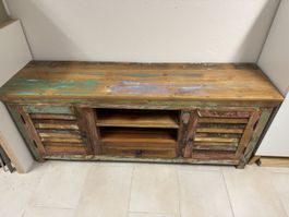 TV-Möbel aus Holz, Sideboard, Unikat, Top Zustand