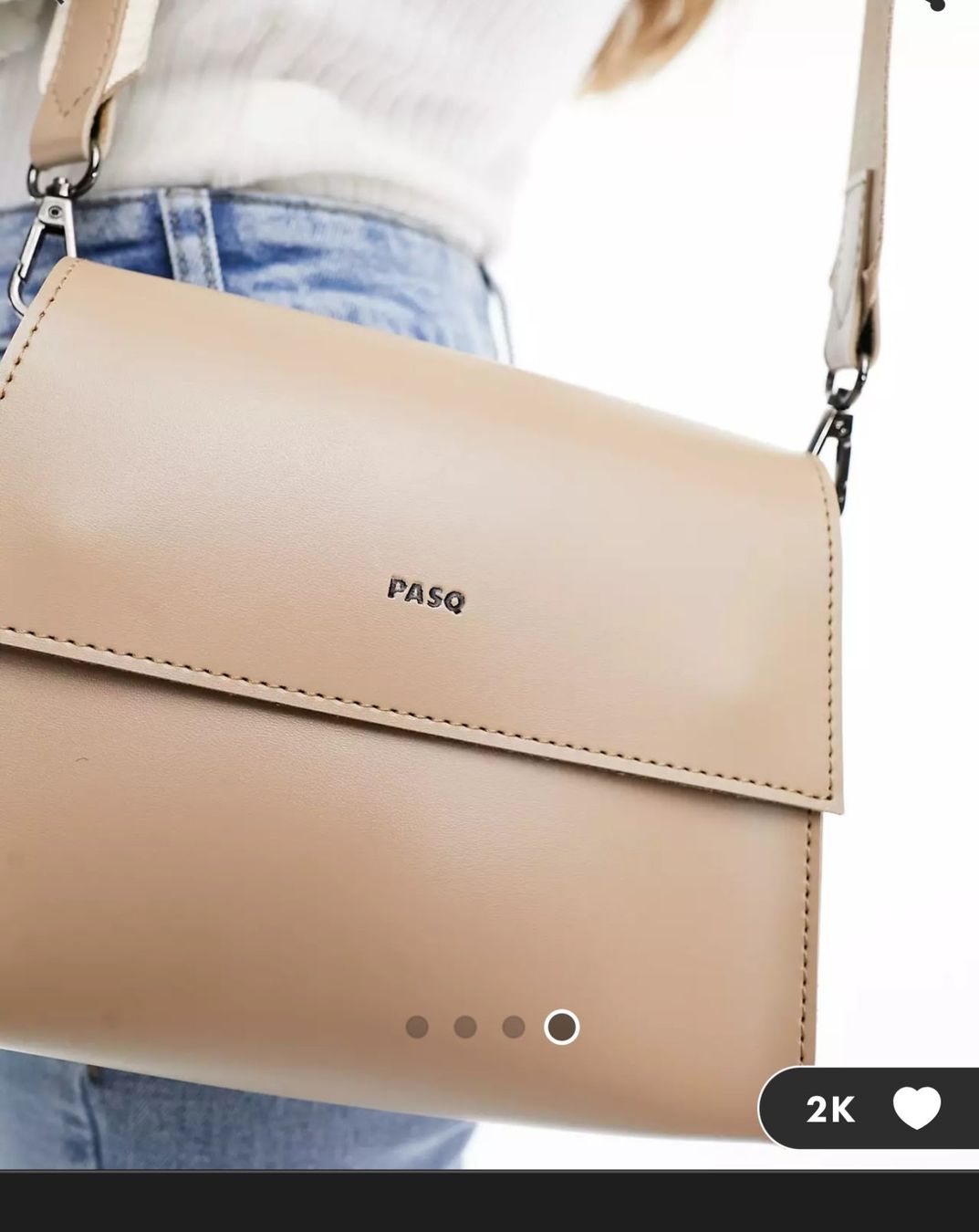 Borse da donna: PASQ Umhängetasche beige – Nuovo e nell'imballaggio originale da Bülach venduto da mastika82 2