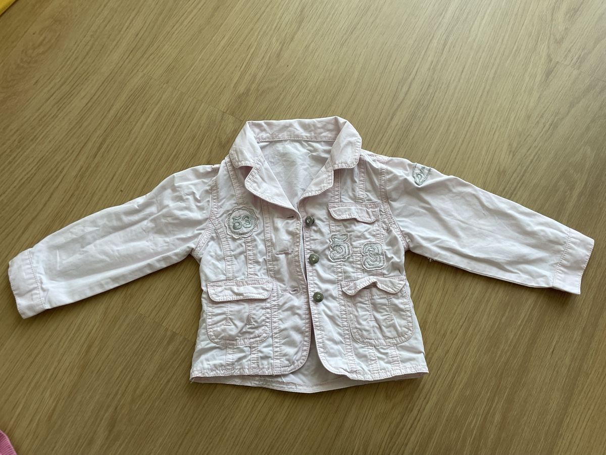 C&A Giacche & Cappotti: Wunderschöne Kinder Jacke rosa, jeansähnlich – Usato da Grosshöchstetten venduto da and_7gf5 1