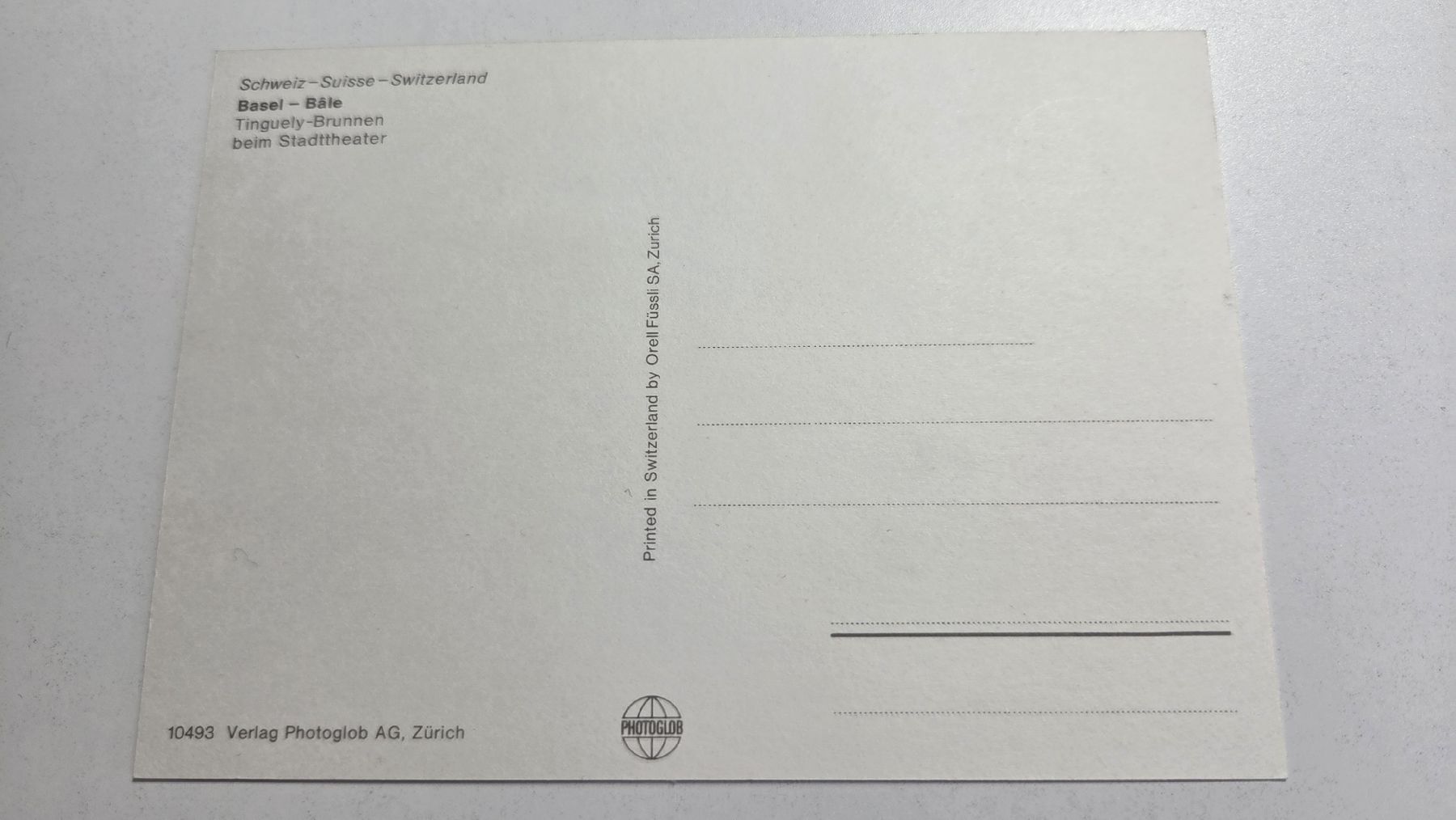 Tutti i francobolli: 1988 FDC Maximumkarte  Combo Tinguely  – Usato da Arni AG venduto da Moth68 1