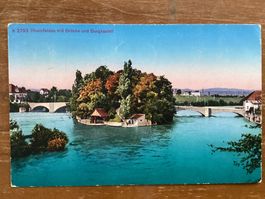 AK Rheinfelden 1928, gelaufen nach Lauwilberg Lauwil