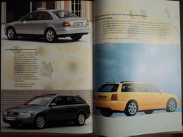 Prospekt VW Volkswagen / Audi 1999 Gesamtprog. mit Audi S4