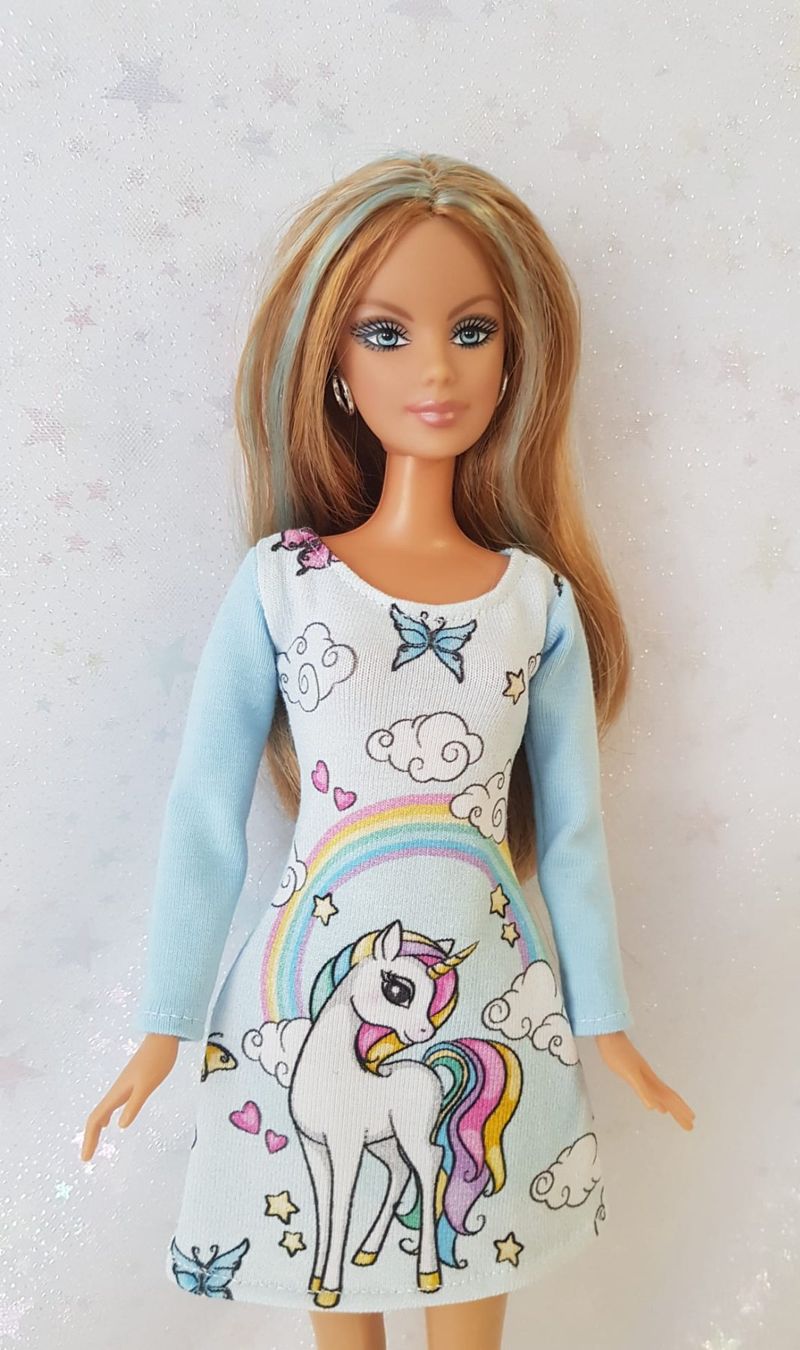 Bambole: Barbie Kleid – Nuovo (secondo la descrizione) da Lachen SZ venduto da Sakura4hime 3