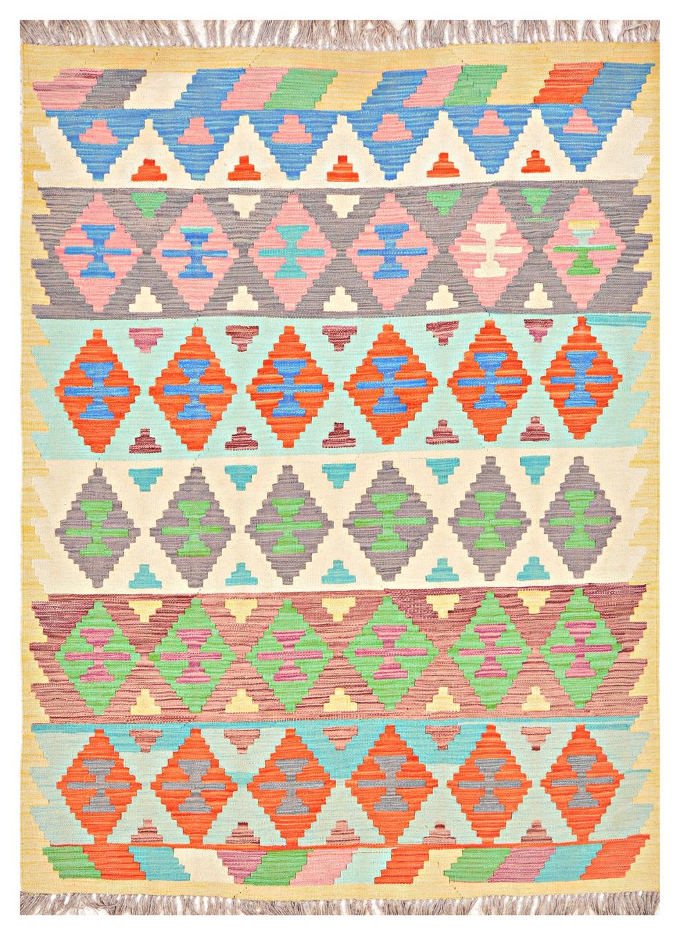 Kelim Tappeti: Oriente Kelim Teppich 150x200 Cm – Nuovo e nell'imballaggio originale da Lahore venduto da Fairways79 9