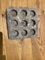Kerzenständer aus Granit für 9 Kerzen