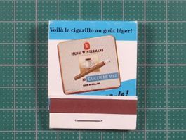 Cigarillo CAFE CREME MILD, alte Zündhölzer, Zigarre, Tabak