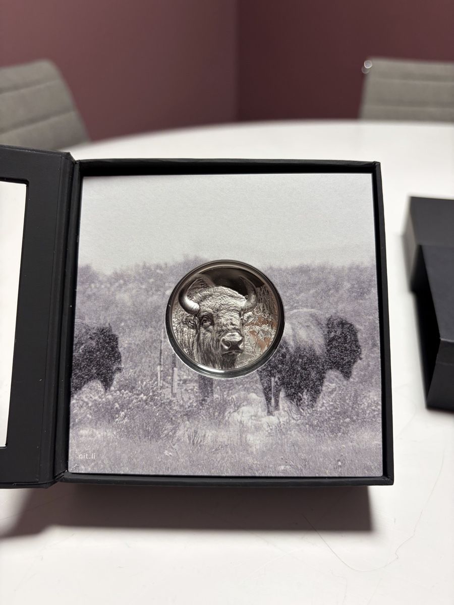 Alle Münzen: Mongolischer Bison Wilde Mongolei 1 Oz Silbermünze – Neu und originalverpackt aus Zürich von TheSwissCoin