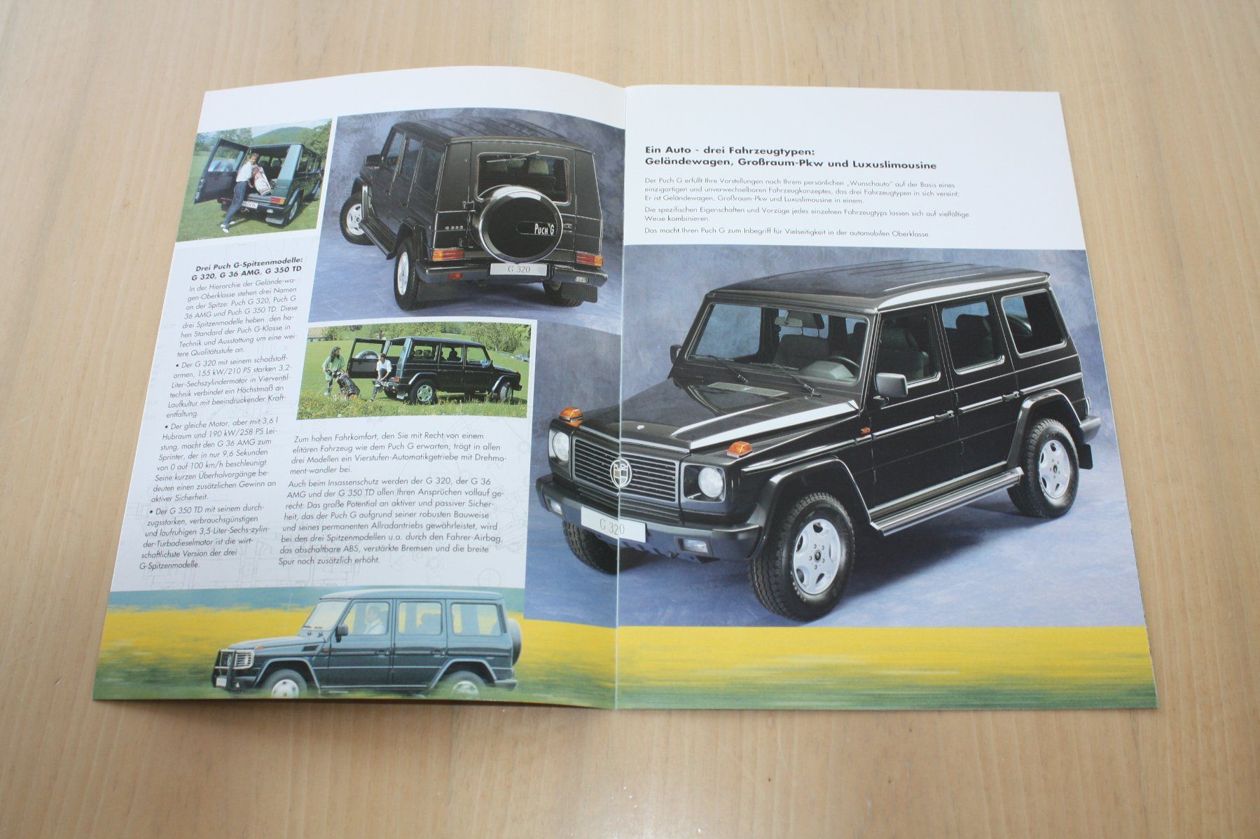Puch Documenti: Puch G Prospekt 1996 – Usato da Wikon venduto da erwin400 1