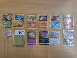 Pokemon Sammelkarten Konvolut mit Zubehoer gebraucht