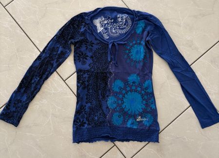 **Damen Langarm-Shirt blau von Desigual**